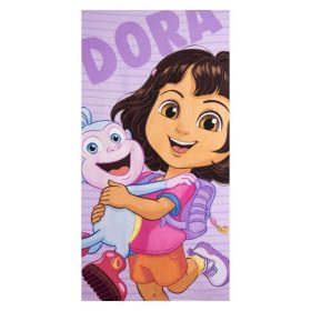   Dóra, a felfedező Happy fürdőlepedő, strand törölköző 70x140cm (Fast Dry)