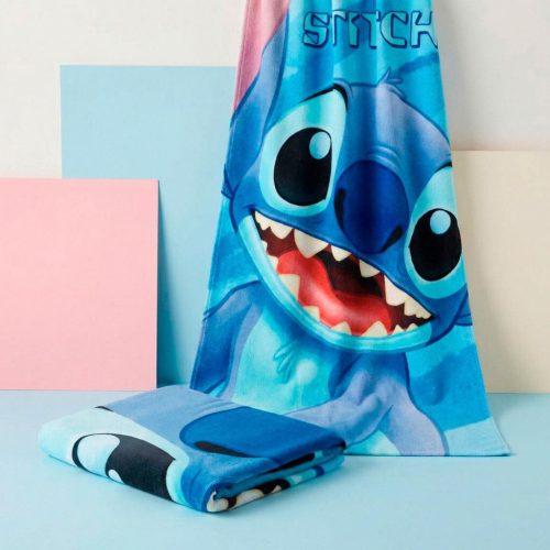 Disney Lilo és Stitch, A csillagkutya Big Smile fürdőlepedő, strand törölköző 70x140cm (Fast Dry)