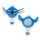 Disney Lilo és Stitch, A csillagkutya Blue mini plüss hajkefe 13 cm