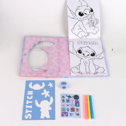 Disney Lilo és Stitch, A csillagkutya Banana színezhető füzet szett sablonnal