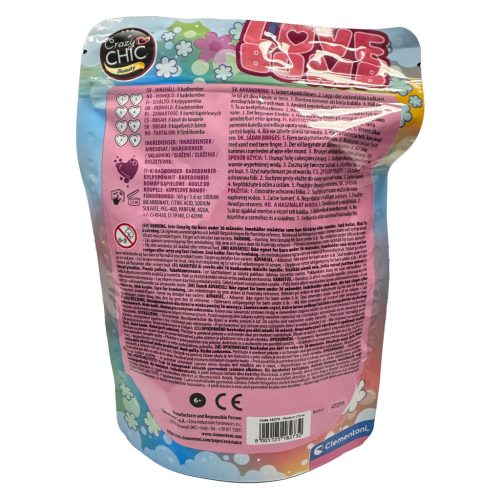 Crazy Chic Heart fürdőbomba szett 8 db-os Clementoni