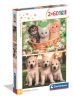 Állatos Brothers in Fur 2x60 db-os puzzle Clementoni