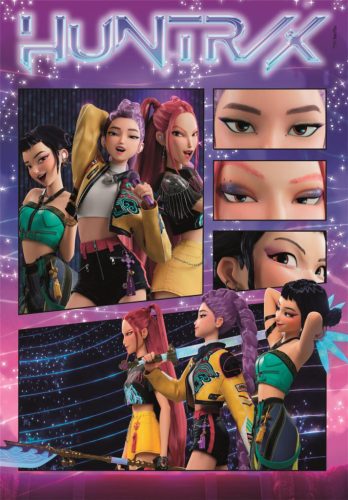 K-pop Démonvadászok Cosmic 1000 db-os Compact puzzle Clementoni