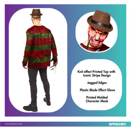 Freddy Kruger Scary felnőtt jelmez M/L
