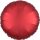 Piros Dark Red kör fólia lufi 43 cm