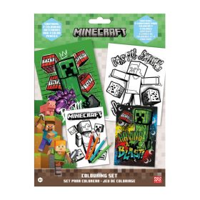 Minecraft Having a Blast színező szett matricával
