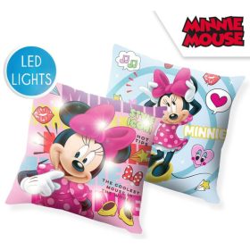   Disney Minnie Style Icon LED világító párna, díszpárna 40x40 cm