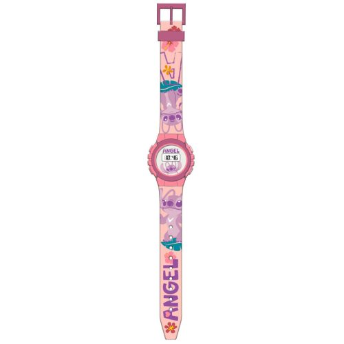 Disney Lilo és Stitch, A csillagkutya Pink Angel digitális karóra