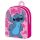Disney Lilo és Stitch, A csillagkutya Pink Leaf hátizsák, táska 30 cm