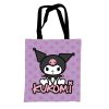 Hello Kitty Kuromi vászontáska, bevásárlótáska 44 cm