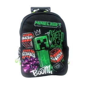 Minecraft Metro Art Boom gurulós iskolatáska, táska 46 cm