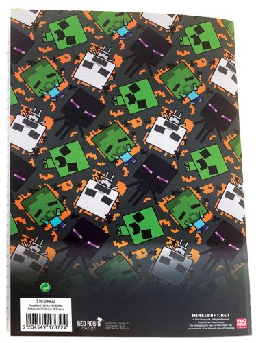 Minecraft Good Riddance B/5 vonalas füzet 40 lapos