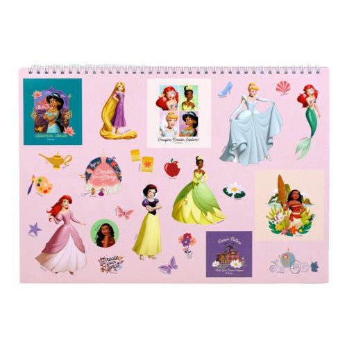 Disney Hercegnők Your World A/4 spirál vázlatfüzet 40 lapos matricával