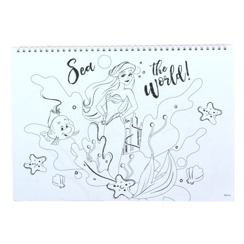 Disney Hercegnők Your World A/4 spirál vázlatfüzet 40 lapos matricával
