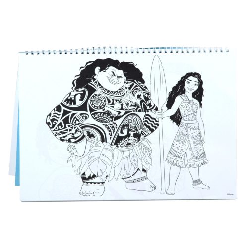 Disney Vaiana Together Again A/4 spirál vázlatfüzet 40 lapos matricával