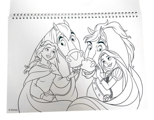 Disney Hercegnők Life A/4 spirál vázlatfüzet 40 lapos matricával