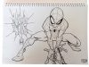 Pókember World of Webs A/4 spirál vázlatfüzet 40 lapos matricával