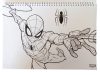 Pókember World of Webs A/4 spirál vázlatfüzet 40 lapos matricával
