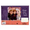 Disney Jégvarázs Heart A/4 spirál vázlatfüzet 40 lapos matricával