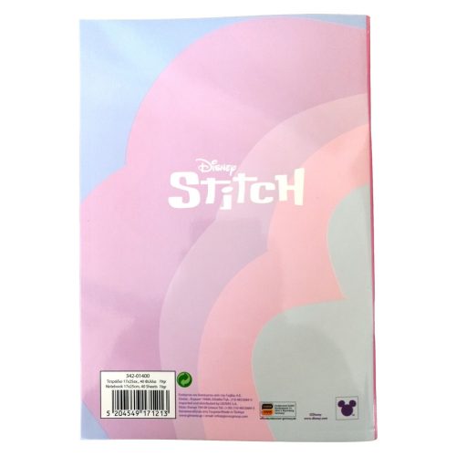Disney Lilo és Stitch, A csillagkutya Space Rocks B/5 vonalas füzet 40 lapos