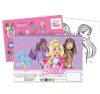 Barbie Paints A/4 spirál vázlatfüzet 40 lapos matricával