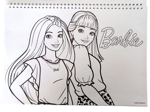 Barbie Paints A/4 spirál vázlatfüzet 40 lapos matricával