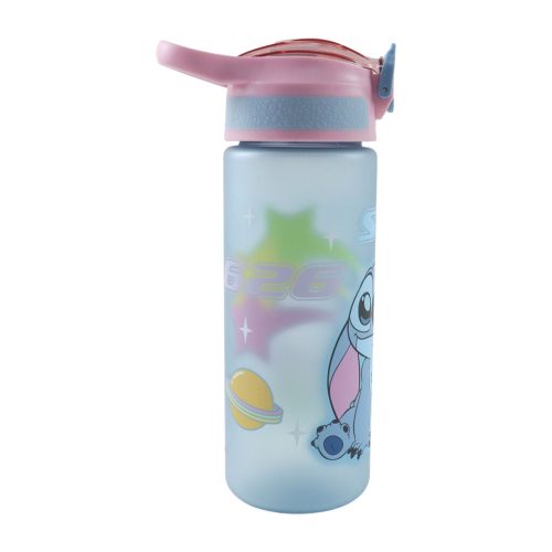 Disney Lilo és Stitch, A csillagkutya Alien 626 műanyag matt szívószálas kulacs 600 ml