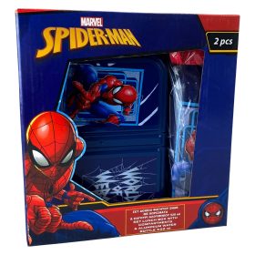   Pókember World of Web szendvicsdoboz + alumínium kulacs szett