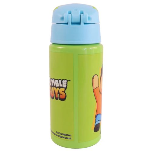 Stumble Guys All Day alumínium szívószálas kulacs akasztóval 500 ml