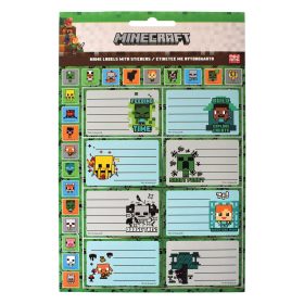   Minecraft Creepers Need Hugs füzetcímke matricával 16 db-os