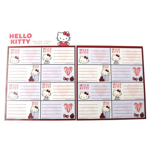 Hello Kitty Apple füzetcímke 16 db-os