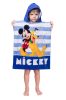 Mickey Stripe strand törölköző poncsó 50x115cm