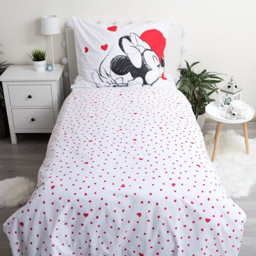 Disney Mickey, Minnie Love ágyneműhuzat 140×200cm, 70×90 cm