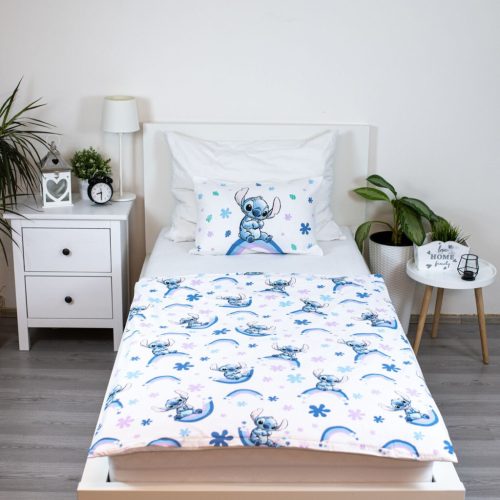 Disney Lilo és Stitch, A csillagkutya Rainbow gyerek, ovis ágyneműhuzat 100×135 cm, 40×60 cm