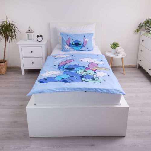 Disney Lilo és Stitch, A csillagkutya Clouds gyerek, ovis ágyneműhuzat 100×135 cm, 40×60 cm