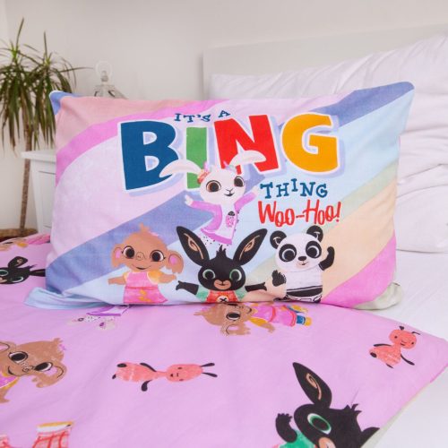 Bing It's a Thing gyerek, ovis ágyneműhuzat 100×135cm, 40×60 cm