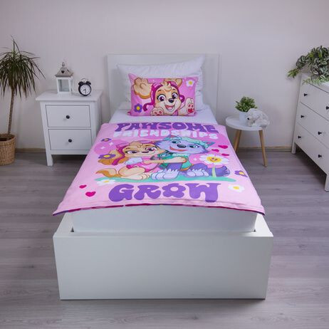 Mancs Őrjárat Pawsome gyerek, ovis ágyneműhuzat 100×135cm, 40×60 cm