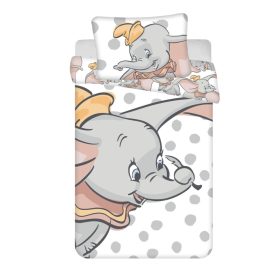   Disney Dumbo Dots gyerek, ovis ágyneműhuzat 100×135cm, 40×60 cm