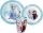 Disney Jégvarázs Blue Forest étkészlet, micro műanyag szett, pohárral 260 ml