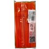 Színes Orange műanyag szívószál 50 db-os