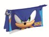 Sonic a sündisznó Modern 3 rekeszes tolltartó 22 cm