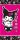 Hello Kitty Kuromi Rebel fürdőlepedő, strand törölköző 70x140 cm (Fast Dry)