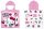 Hello Kitty Fashion strand törölköző poncsó 50x100 cm (Fast Dry)