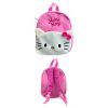 Hello Kitty Pink Bow 3D plüss hátizsák, táska 30 cm