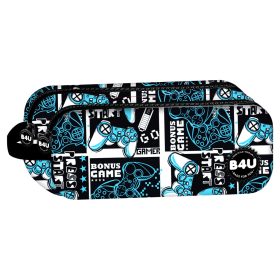 Gamer Press Start 2 rekeszes tolltartó 21 cm