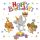 Happy Birthday Animals szalvéta 20 db-os 33x33 cm