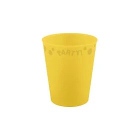 Sárga Yellow micro prémium műanyag pohár 250 ml