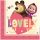 Mása és a medve Sweet Heart szalvéta 20 db-os 33x33 cm FSC