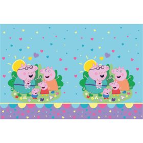 Peppa malac With Love műanyag asztalterítő 120x180 cm
