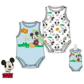   Disney Mickey Zoo baba body, kombidressz ujjatlan 2 db-os szett 6hó (67cm)